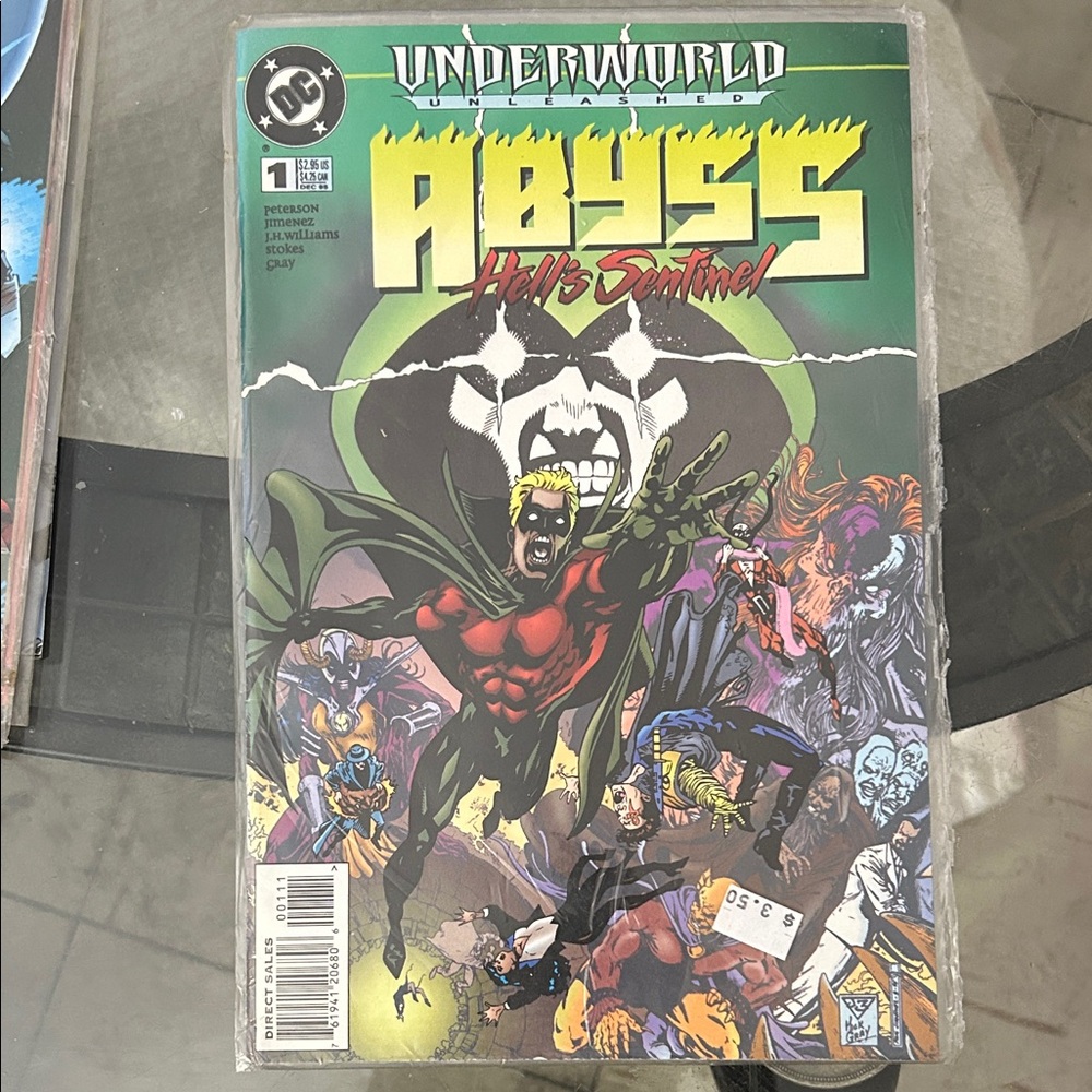 DC Abyss: Hell's Sentinel Comic with Red and Green Cover